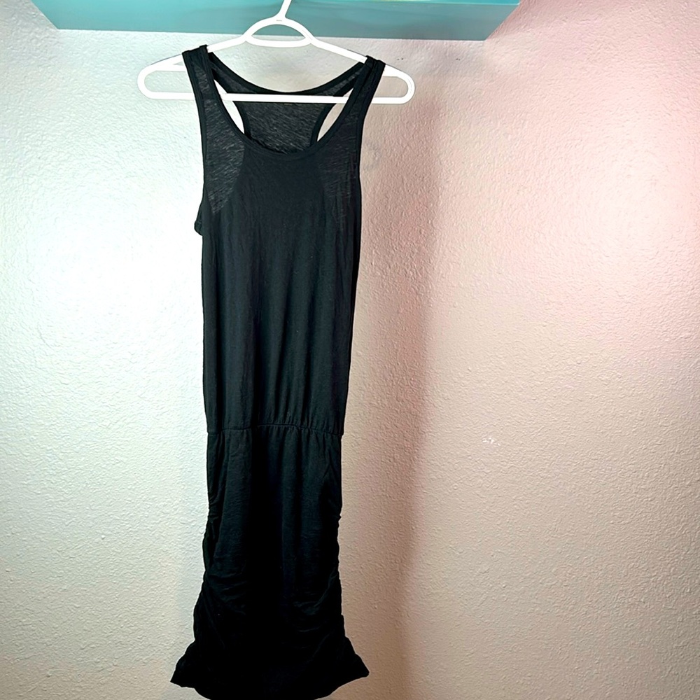 All saints women’s ruched bottom tank top dress